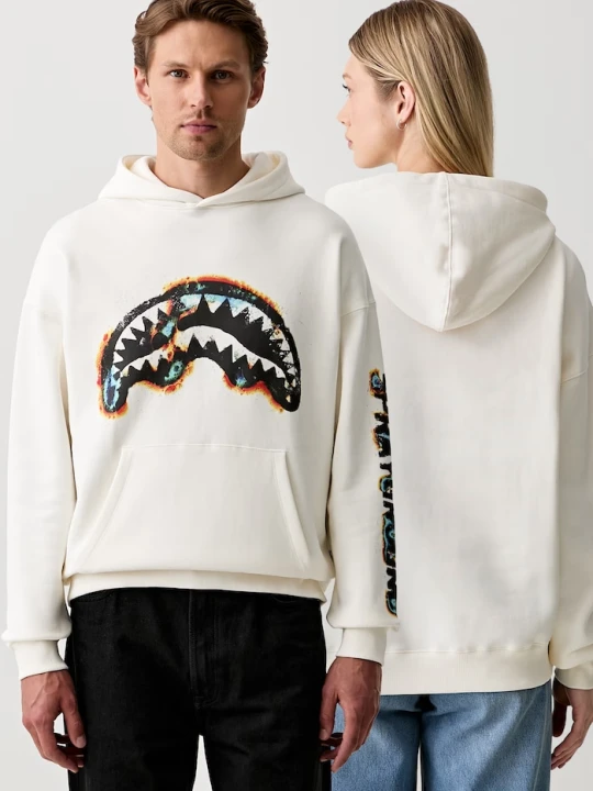 Zdjęcie produktu Sprayground bluza z kapturem bawełniana beżowy