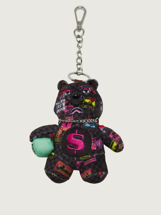 Zdjęcie produktu Sprayground Brelok Global Mogul Cyber Punk Bear czarny