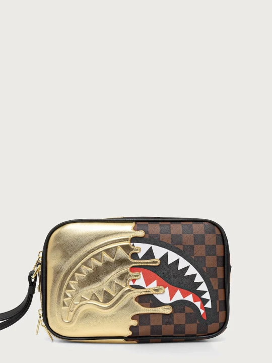 Zdjęcie produktu Sprayground kosmetyczka SHARKS IN PARIS brązowy