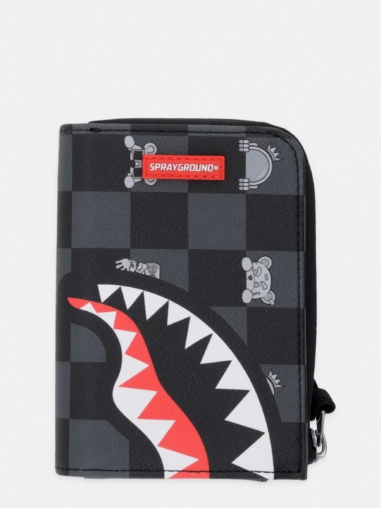 Zdjęcie produktu Sprayground portfel z imitacji skóry czarny