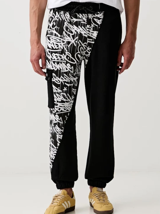 Zdjęcie produktu Sprayground spodnie dresowe męskie bawełniane czarny