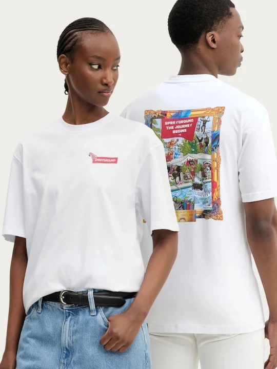 Zdjęcie produktu Sprayground t-shirt bawełniany biały