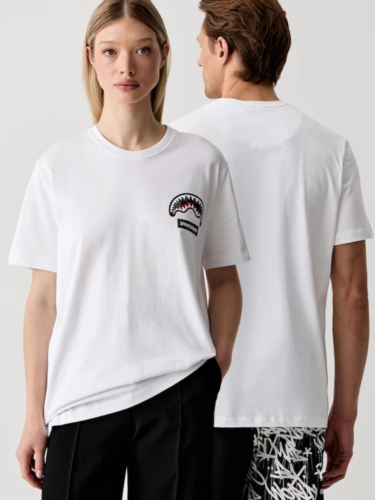 Zdjęcie produktu Sprayground T-shirt bawełniany biały
