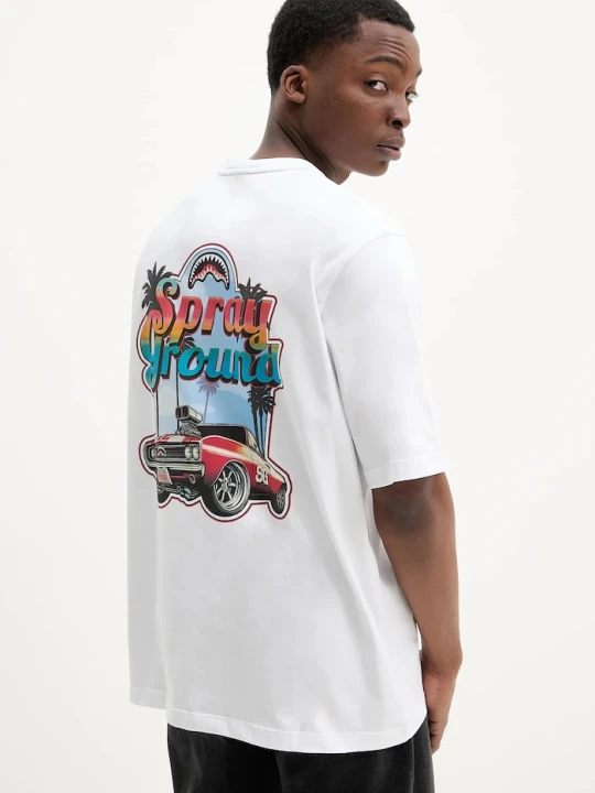 Zdjęcie produktu Sprayground t-shirt bawełniany biały