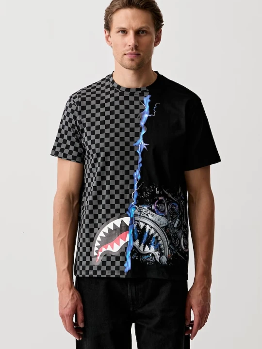 Zdjęcie produktu Sprayground T-shirt męski bawełniany czarny