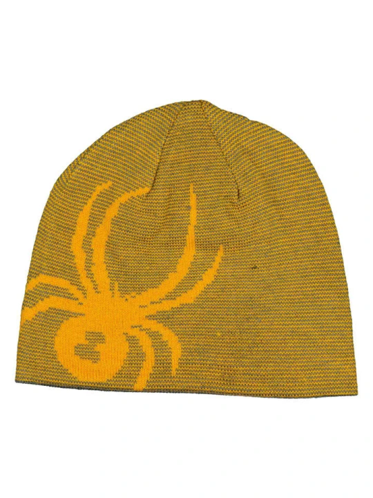 Zdjęcie produktu SPYDER Dwustronna czapka beanie "Bug" w kolorze żółto-oliwkowym rozmiar: M/L