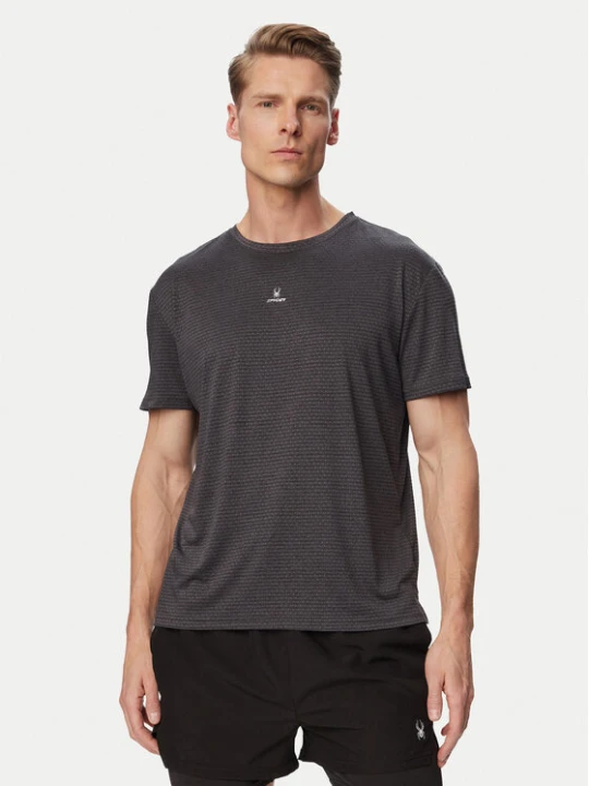 Zdjęcie produktu Spyder T-Shirt W126-SPMJO-1004-48X Szary Regular Fit