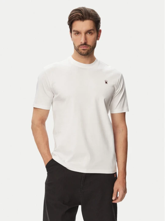 Zdjęcie produktu Spyder T-Shirt W126-SPMTS-1008-01X Biały Regular Fit