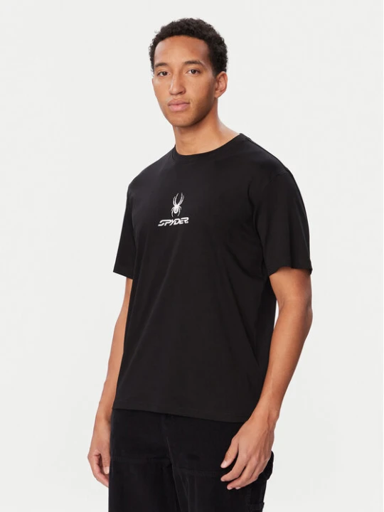 Zdjęcie produktu Spyder T-Shirt W126-SPMTS-1010 Czarny Regular Fit