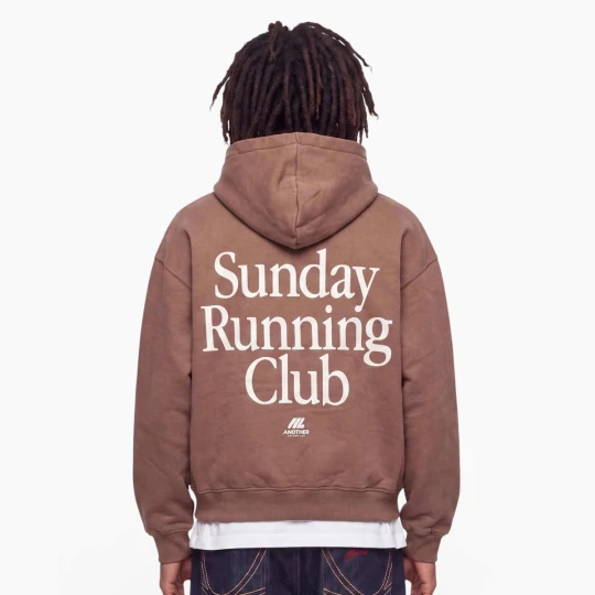 Zdjęcie produktu SRC Washed Hoodie Another Cotton Lab brązowy