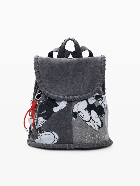 Zdjęcie produktu Średni plecak denim Mickey Mouse™ Desigual czarny