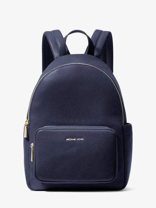 Zdjęcie produktu Średni plecak Tanner ze skóry groszkowej Michael Kors NIEBIESKI FORMALNY (Niebieski)
