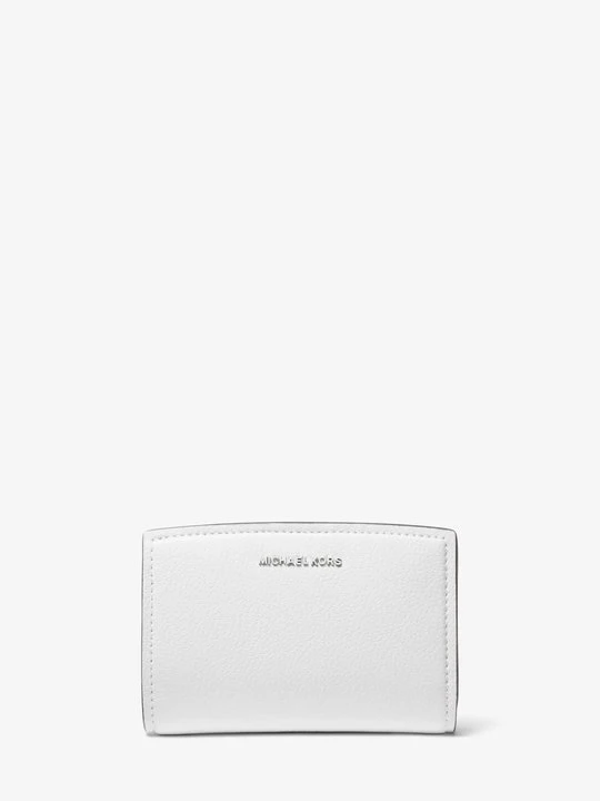 Zdjęcie produktu Średni portfel Bryant ze skóry groszkowej Michael Kors OPTYCZNA BIEL (Biały)