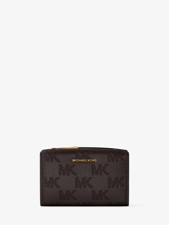 Zdjęcie produktu Średni portfel Bryant ze skóry z wytłoczonym logo Michael Kors CZEKOLADOWY (Brązowy)