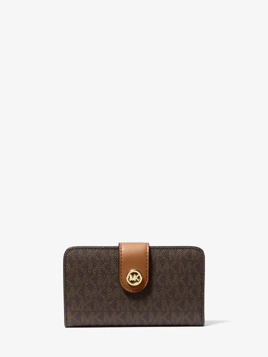 Zdjęcie produktu Średni portfel z charakterystycznym logo i ozdobą MK Pop Michael Kors