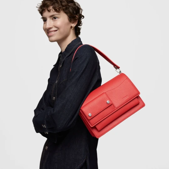 Zdjęcie produktu Średnia Czerwona Torebka Przez Ramię Tous Audree Pockets - Tous