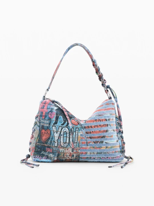 Zdjęcie produktu Średnia jeansowa torba Desigual