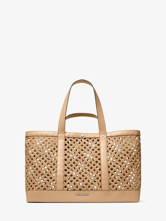 Zdjęcie produktu Średnia ręcznie tkana torba tote Whitley Michael Kors ORZECHOWY (Brązowy)