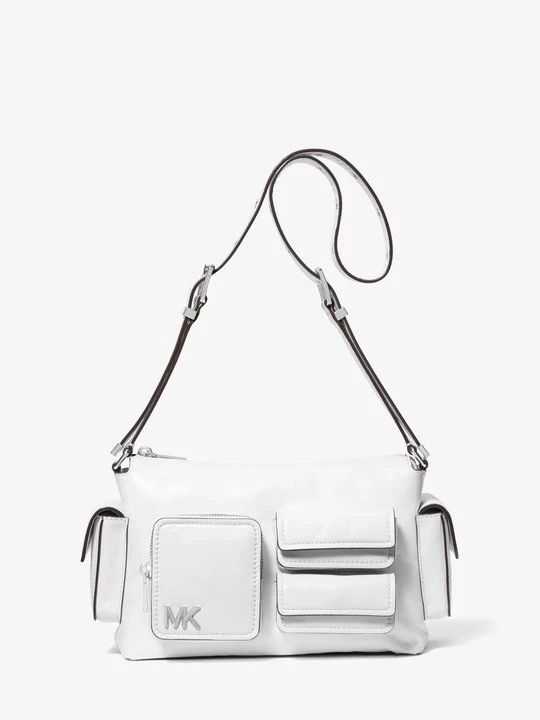Zdjęcie produktu Średnia skórzana torba na ramię Dakota Michael Kors OPTYCZNA BIEL (Biały)