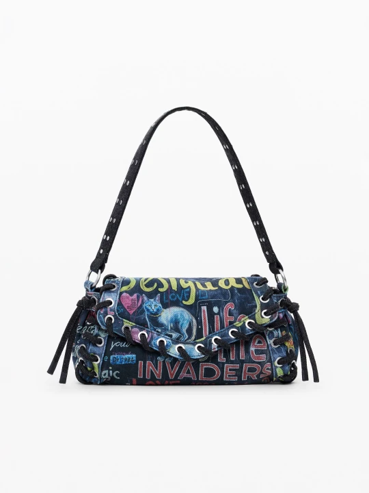 Zdjęcie produktu Średnia torba graffiti Desigual MATERIAL FINISHES