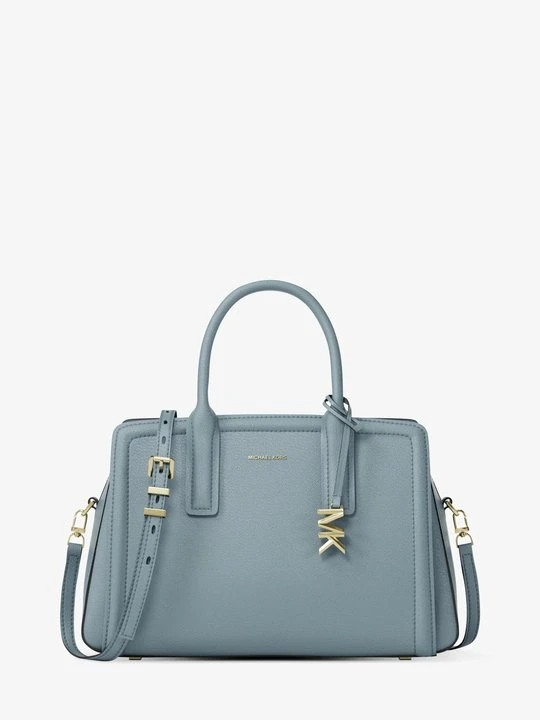 Zdjęcie produktu Średnia torba Laila ze skóry Michael Kors CHAMBRAY (Niebieski)