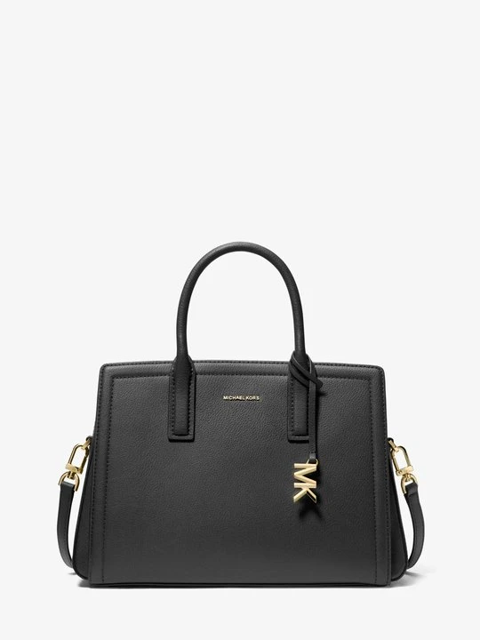 Zdjęcie produktu Średnia torba Laila ze skóry Michael Kors CZARNY (Czarny)