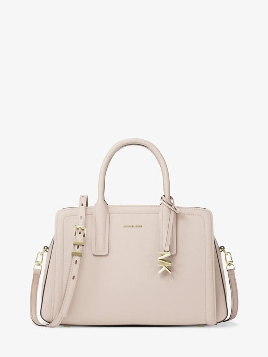 Zdjęcie produktu Średnia torba Laila ze skóry Michael Kors ŁAGODNY RÓŻ (Różowy)