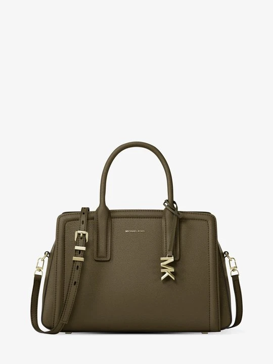 Zdjęcie produktu Średnia torba Laila ze skóry Michael Kors LODEN (Zielony)