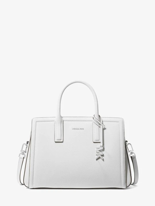 Zdjęcie produktu Średnia torba Laila ze skóry Michael Kors OPTYCZNA BIEL (Biały)