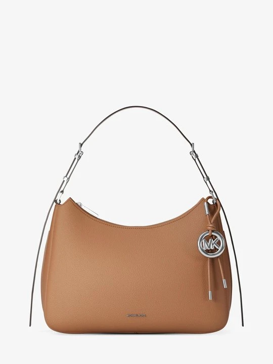 Zdjęcie produktu Średnia torba na ramię Nolita ze skóry groszkowej Michael Kors BRĄZOWY (Brązowy)