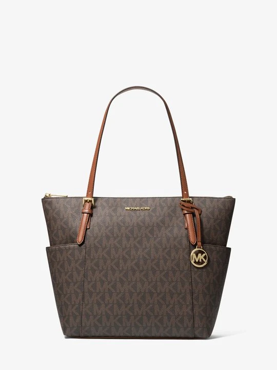 Zdjęcie produktu Średnia torba tote Charlotte z zapięciem na zamek i charakterystycznym logo Michael Kors