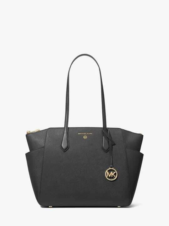 Zdjęcie produktu Średnia torba tote Marylin ze skóry saffiano Michael Kors CZARNY (Czarny)