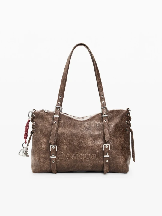 Zdjęcie produktu Średnia torba typu shopper Desigual brązowy