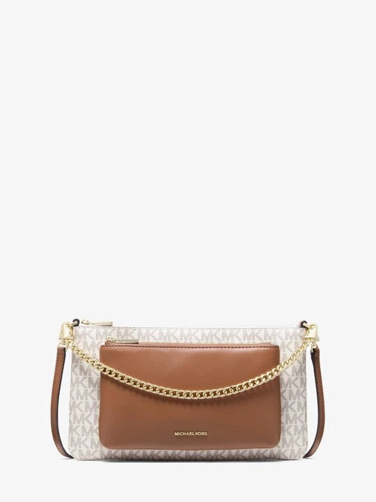 Zdjęcie produktu Średnia torebka do przewieszenia przez ramię Jet Set z charakterystycznym logo i odpinanym paskiem Michael Kors