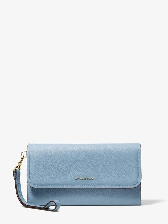 Zdjęcie produktu Średnia torebka na nadgarstek Jet Set na smartphona z groszkowej skóry Michael Kors CHAMBRAY (Niebieski)