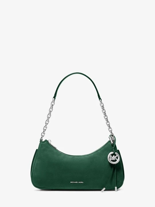 Zdjęcie produktu Średnia torebka Nolita z nubuku z łańcuszkiem Michael Kors MECH (Zielony)