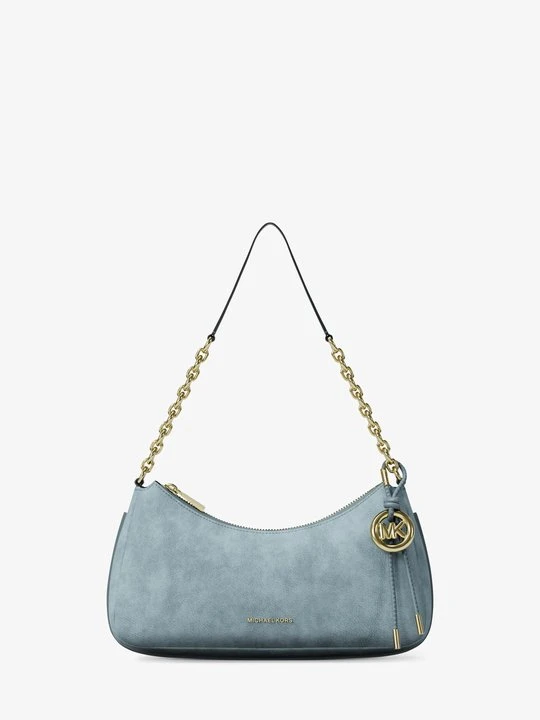 Zdjęcie produktu Średnia torebka Nolita z nubuku z łańcuszkiem Michael Kors CHAMBRAY (Niebieski)