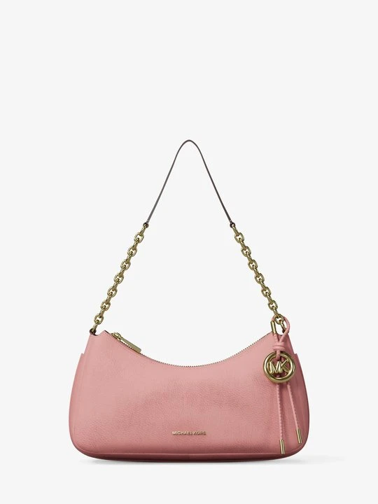 Zdjęcie produktu Średnia torebka Nolita z nubuku z łańcuszkiem Michael Kors PIERWIOSNEK (Różowy)
