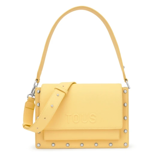 Zdjęcie produktu Średnia Żółta Torebka Przez Ramię Tous Audree Studs - Tous