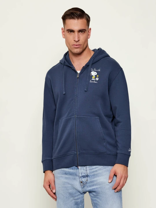 Zdjęcie produktu ST.Barth Bluza MERCER ST. BARTH X PEANUTS | Regular Fit granatowy