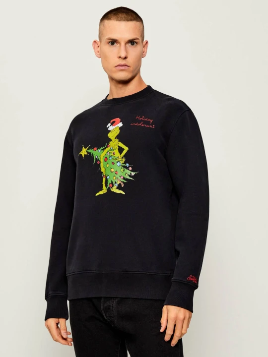 Zdjęcie produktu ST.Barth Bluza SOHO N SAINT BARTH X THE GRINCH | Regular Fit czarny