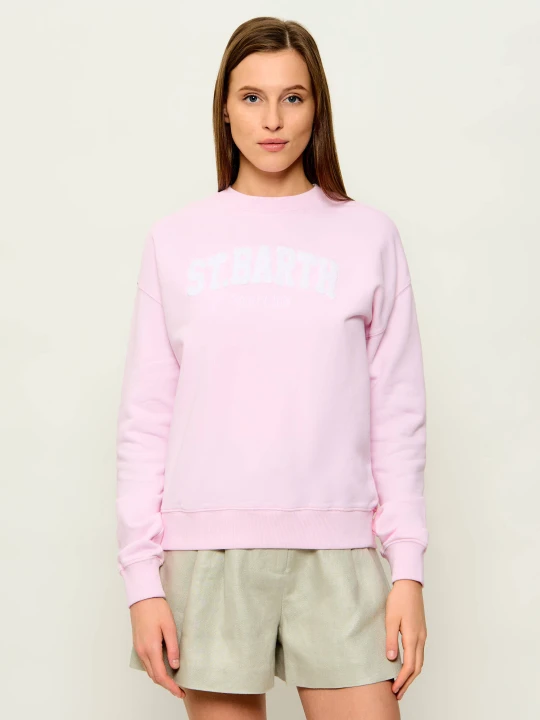 Zdjęcie produktu ST.Barth Bluza STARDUST | Regular Fit pudrowy róż