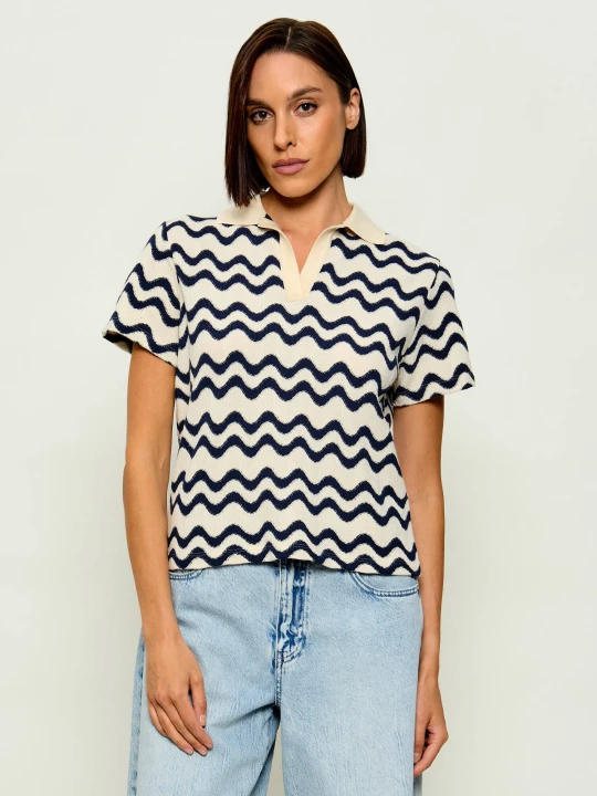 Zdjęcie produktu ST.Barth Polo LALA RACHEL | Relaxed fit ecru