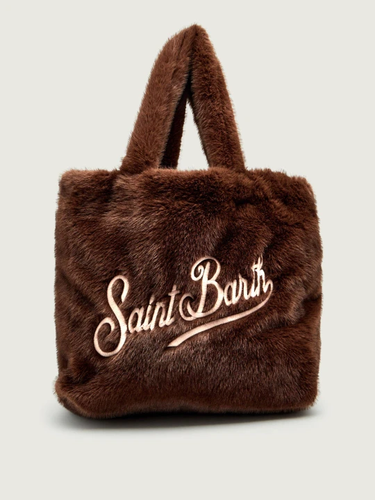 Zdjęcie produktu ST.Barth Shopperka VANITY SOFT FUR | shearling brązowy