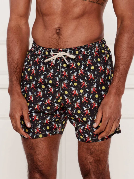 Zdjęcie produktu ST.Barth Szorty kąpielowe ST.BARTH X DISNEY | Regular Fit czarny