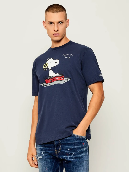 Zdjęcie produktu ST.Barth T-shirt ARNOTT WARM SAINT BARTH X PEANUTS | Regular Fit granatowy