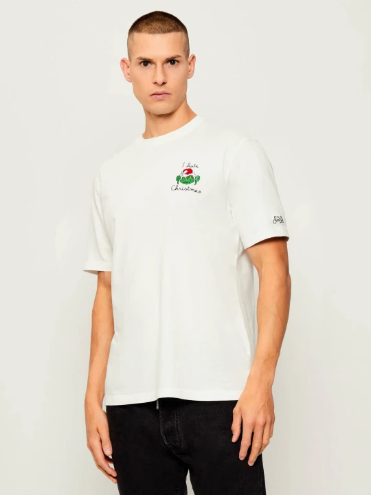 Zdjęcie produktu ST.Barth T-shirt ARNOTT WARM SAINT BARTH X THE GRINCH | Regular Fit biały