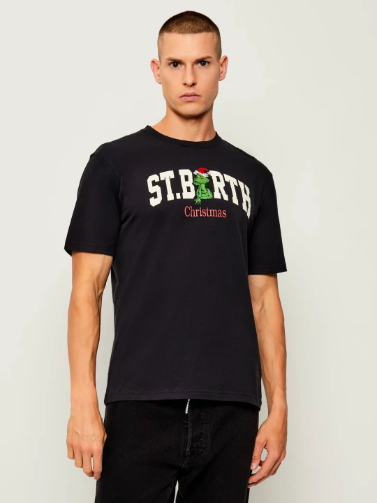 Zdjęcie produktu ST.Barth T-shirt ARNOTT WARM SAINT BARTH X THE GRINCH | Regular Fit czarny