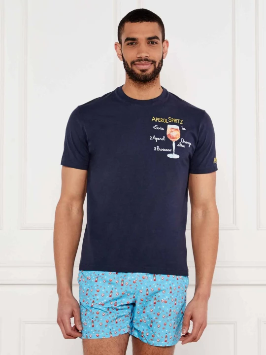 Zdjęcie produktu ST.Barth T-shirt | Classic fit granatowy