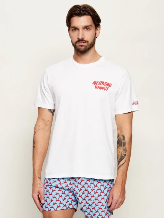 Zdjęcie produktu ST.Barth T-shirt PORTLAND | ST. BARTH X READY TO SMILE | Regular Fit biały